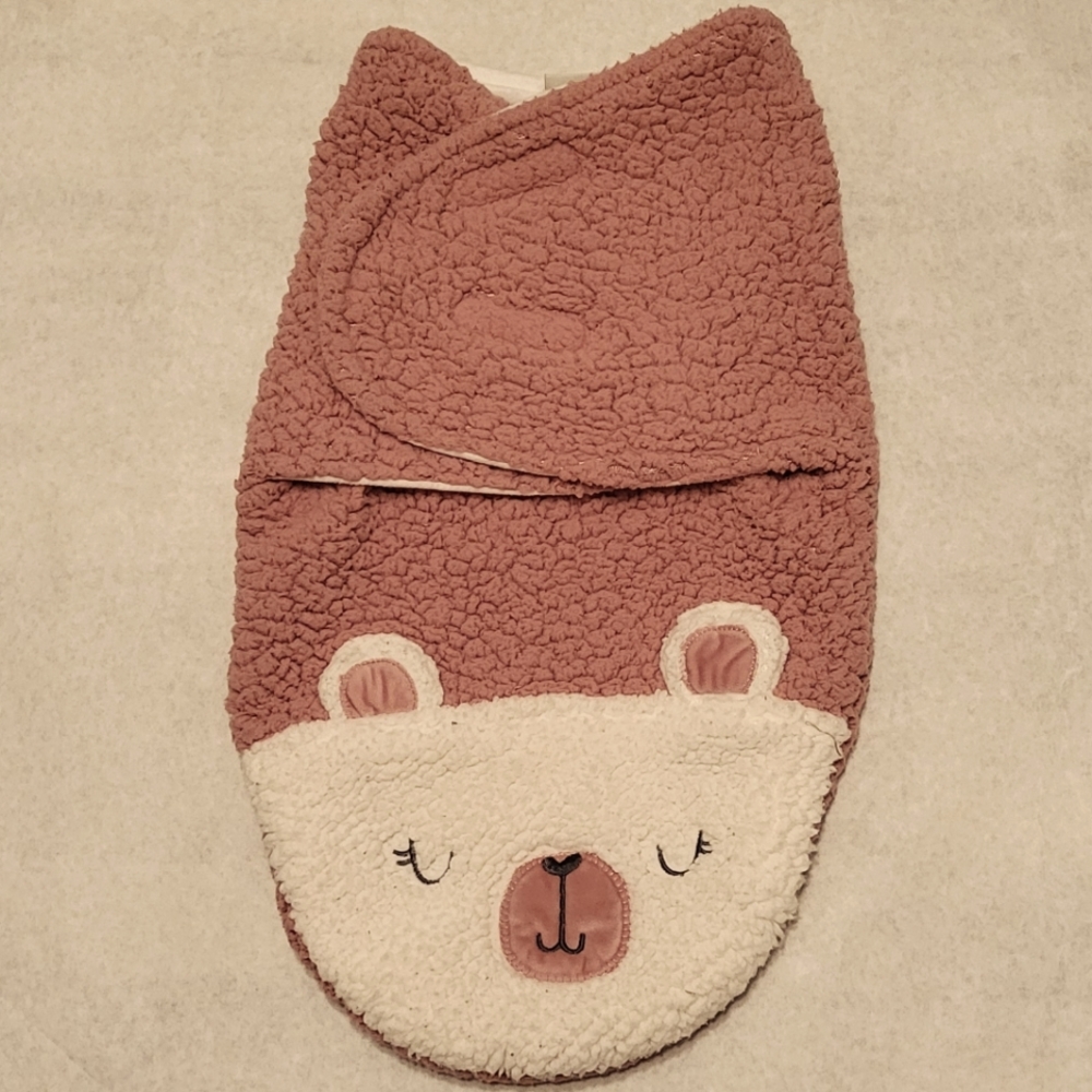Chick pea soft fuzzy swaddle